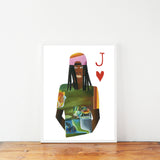 Jack of Hearts - Fine Art Print